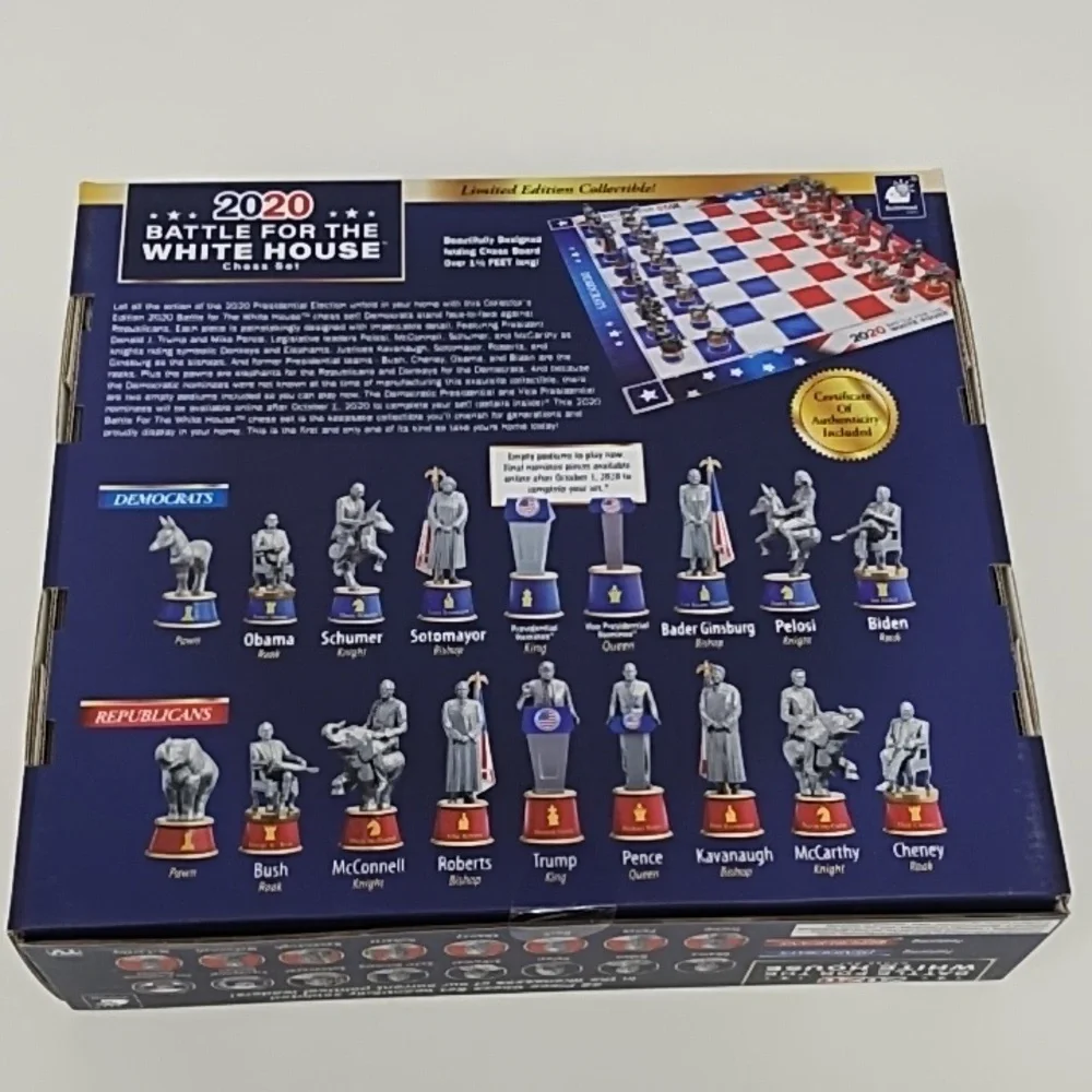 New Inbox 2020 Battle For The White House Chess Set - Picture 3 of 4